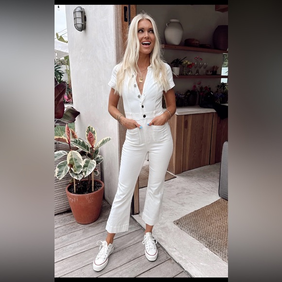 White Show Me Your Mumu jumpsuit - Picture 1 of 2
